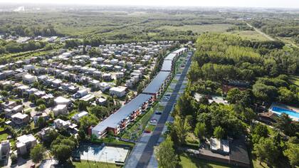 Render de Altos de la Cañada, uno de los emprendimientos de Grupo Coria en Pilar