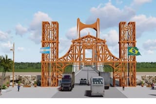 Después de casi 30 años, la Argentina y Brasil tendrán un nuevo enlace vial que incluirá bicisenda