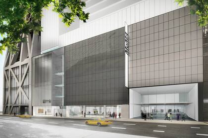 Render de la fachada del edificio ampliado del MoMA, diseñada por el estudio Diller Scofidio + Renfro