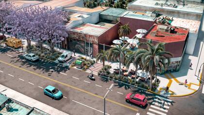 Render del proyecto para transformar Fleming y Rolón