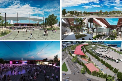 Renders del proyectado complejo comercial y cultural Bendu
