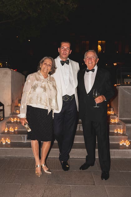 Renée Niven, madre de James Boyd, junto a Héctor del Piano, quien lideró durante años la Asociación Argentina de Agencias de Publicidad