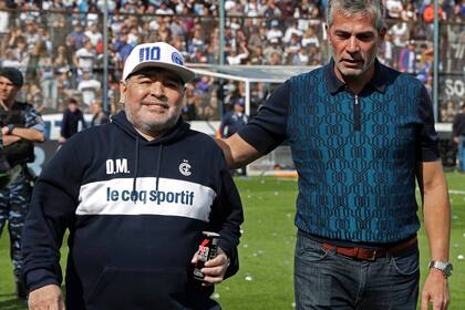 En diciembre de 2019, Diego Maradona había dicho que se quedaba en Gimnasia si seguía Pellegrino. En ese momento, el presidente continuó. Hoy renunció al cargo.