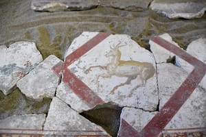 Usan un robot y una IA para unir las piezas de los frescos de Pompeya