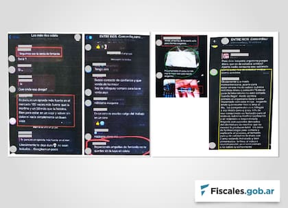 "Repartiendo ampollas de fentanilo, no te quedes sin la tuya en cdelu", otro de los mensajes en los grupos de Telegram