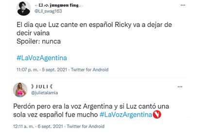 Repercusiones: algunos usuarios se indignaron por la elección de canciones de la final de La Voz Argentina