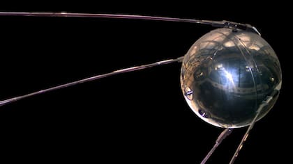 Réplica del Sputnik en el Museo Nacional del Aire y el Espacio de EE.UU