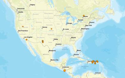 Reporte oficial de los temblores ocurridos en EE.UU. durante las últimas horas