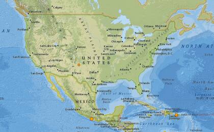 Reporte oficial de los temblores ocurridos en EE.UU. durante las últimas horas