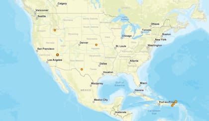 Reporte oficial de los temblores ocurridos en EE.UU. durante las últimas horas