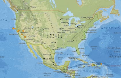 El USGS advirtió que es probable que se registren réplicas del sismo de magnitud 7 en las próximas horas