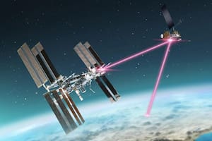 Representación de como funcionaria este sistema innovador de comunicaciones (NASA/Dave Ryan)