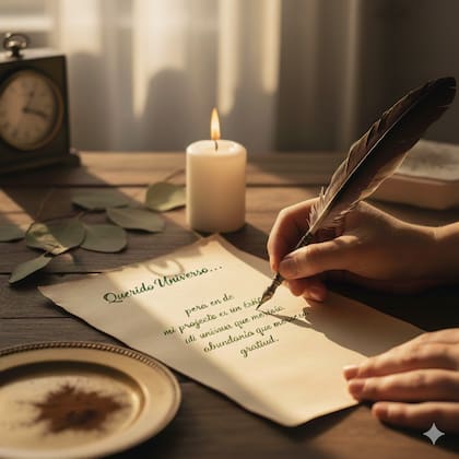 Representación del ritual de la Carta de la Abundancia