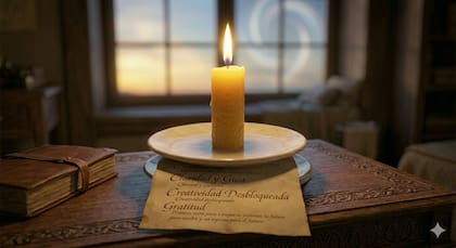 Representación del ritual de las tres intenciones para hacer durante el portal energético 3/3