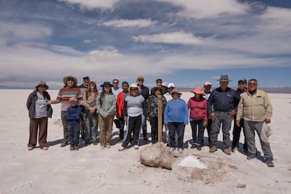 Representantes de las once comunidades indígenas que participan del proyecto