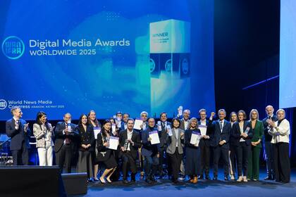 Representantes de medios de todo el mundo, entre ellos LA NACION, premiados en WAN IFRA por la excelencia periodística