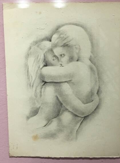 Reproducción de una obra de Mariette Lydis que se expuso en el Museo Sívori en una muestra de 2019