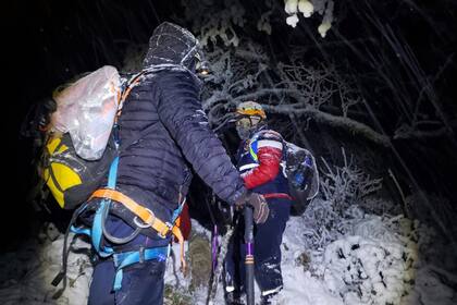 Bomberos de Santa María fueron los primeros en llegar a la zona
