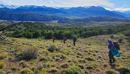 Rescatistas buscaban hoy a la turista extraviada en los senderos del PN Los Glaciares, seccional Lago Viedma, pero fue hallada muerta