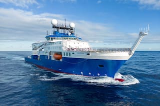 De quién es el barco que permite desarrollar la mayor exploración científica del fondo marino argentino