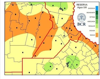 Reserva de agua hasta la semana pasada