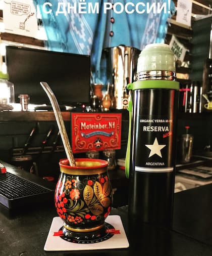 Reserva del Che es la yerba que vende en Moscú.