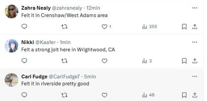 Residentes de California reportaron el sismo de 4.4 grados de este jueves 31 de julio