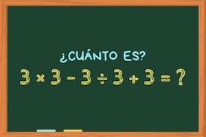 Resolvé este ejercicio matemático en menos de 30 segundos y poné a prueba a tus amigos