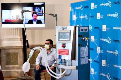 El respirador artificial que presentó la Universidad Nacional de Rosario