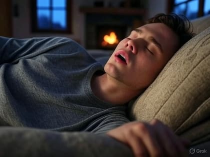 Respirar por la boca de forma habitual puede ser un signo de apnea, un trastorno en el que la respiración se interrumpe repetidamente durante la noche.