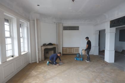 Restauracion de la Villa Unzué Casares.
Uno de los departamentos en los que se esta trabajando para su recuperacion.
13 de Noviembre 2024.