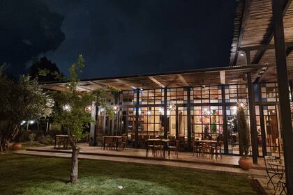 Restaurante de Casa Vigil, en Chachingo (Mendoza)