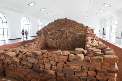 Restos de la casa natal de José de San Martín, en Yapeyú, en la provincia de Corrientes
