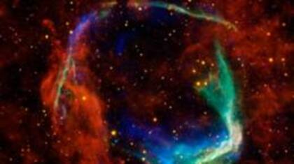 Restos de la supernova RCW86. Cuando las estrellas llegan a la etapa de supernova, suelen morir en una única explosión.