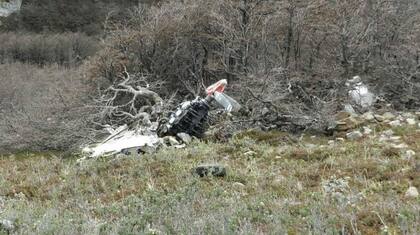 Restos del avión chileno perdido en 1997 y encontrado en 2016 en el Parque Nacional Perito Moreno