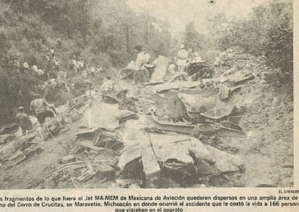 Restos del avión (El Mercurio)