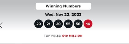 Resultados de la lotería Double Play del 22 de noviembre