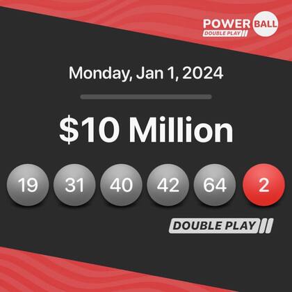 Resultados de la lotería Powerball del 1° de enero