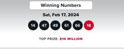 Resultados del Double Play del 17 de febrero