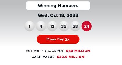 Resultados del Powerball del 18 de octubre