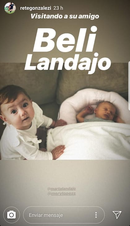 El pasado 2 de mayo, Joaquina González Iglesias conoció a Belisario Landajo. Y "Rete" inmortalizó el encuentro.