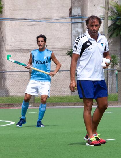 Retegui en el entrenamiento en un Cenard solitario