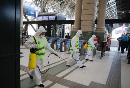 Los operativos de limpieza hoy en Retiro