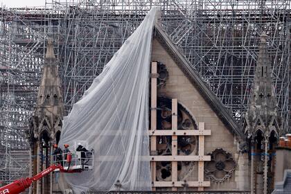 La promesa es que esté terminada para el 2024. Por ahora se desconoce cómo quedará la catedral restaurada