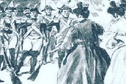 Retrato de época alusivo a Martina Céspedes