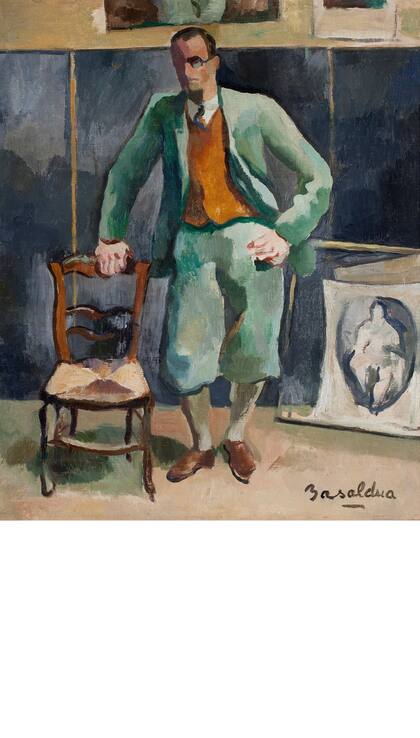 Retrato de Aquiles Badi, Héctor Basaldúa, sin fecha