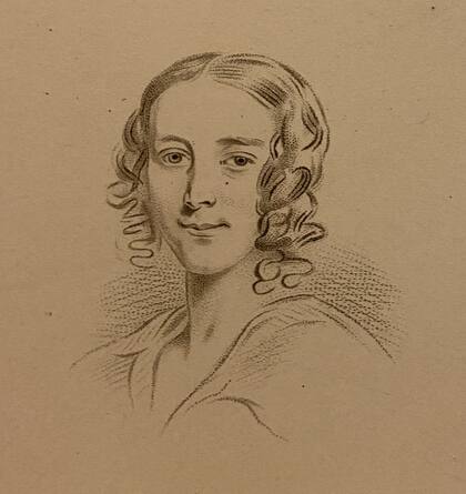 Retrato de Fanny Dickens (1836). Autor: Samuel Laurenc