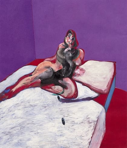 "Retrato de Henrietta Moraes" ( Portrait of Henrietta Moraes). 1963. Francis Bacon.
