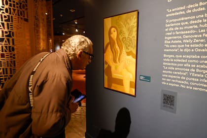 Retrato de María Kodama realizado por Norah Borges en 1975