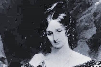 Retrato de Mary Shelley, autora de Frankenstein
